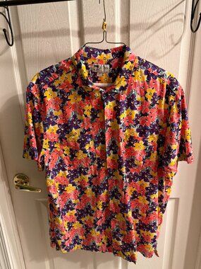 J.Crew Short-Sleeved Hawaiian Shirt, Men's Medium